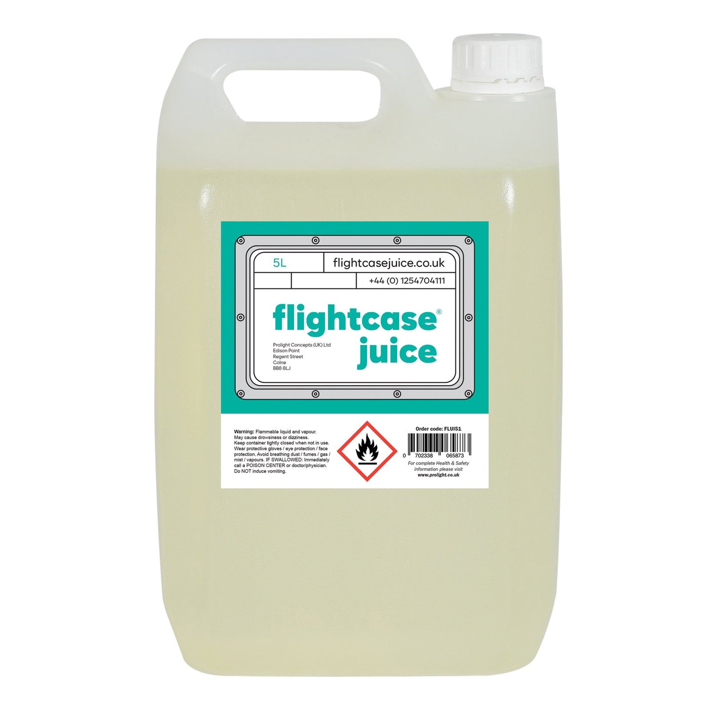 Flightcase Juice Label Cleaning Solution 5 Litres - Main View