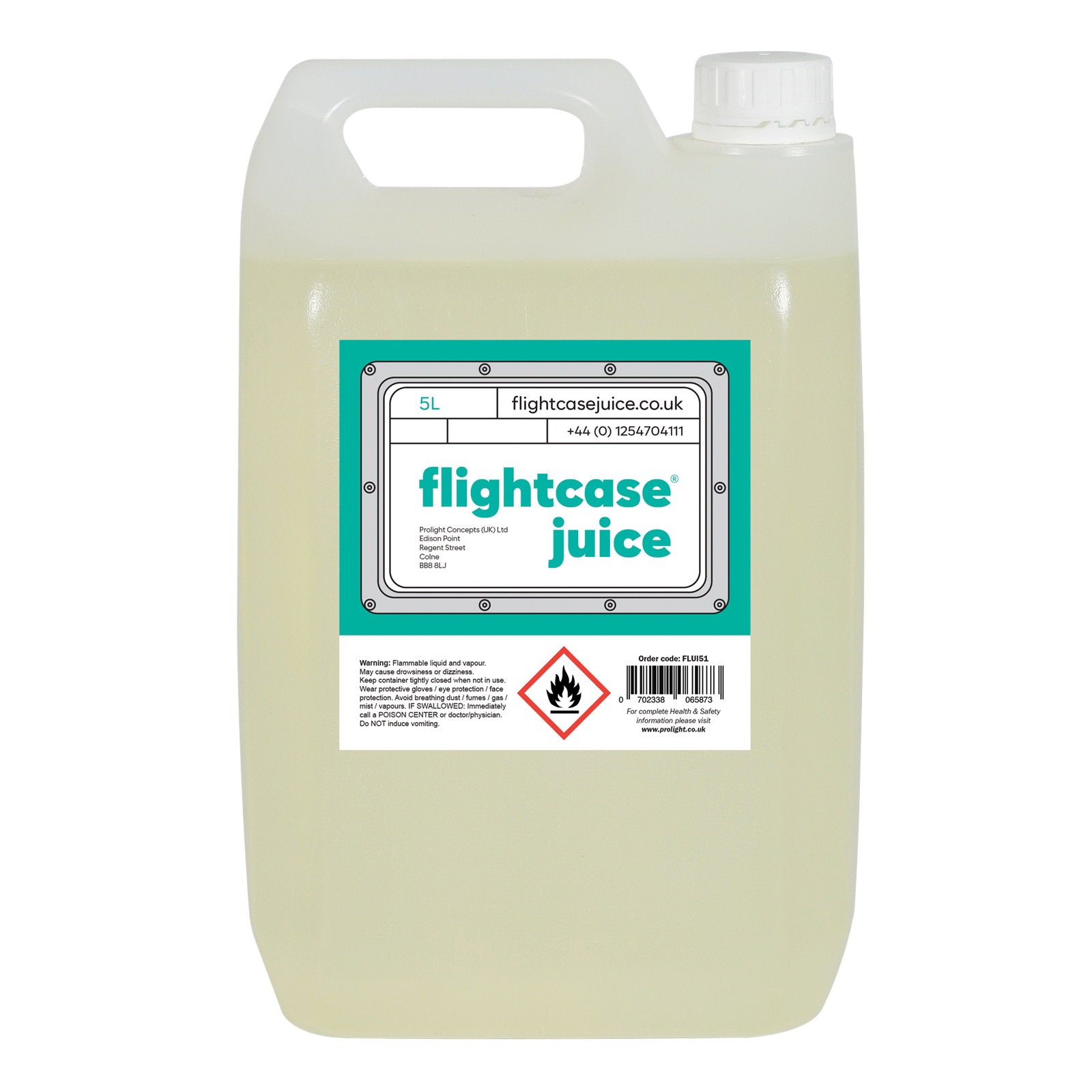Flightcase Juice Label Cleaning Solution 5 Litres - Main View