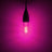 Prolite 4W LED T45 Funky Spiral Filament Lamp ES Magenta - Alternate View 1