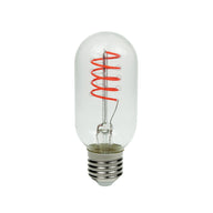 Prolite 4W LED T45 Funky Spiral Filament Lamp ES Magenta - Main View