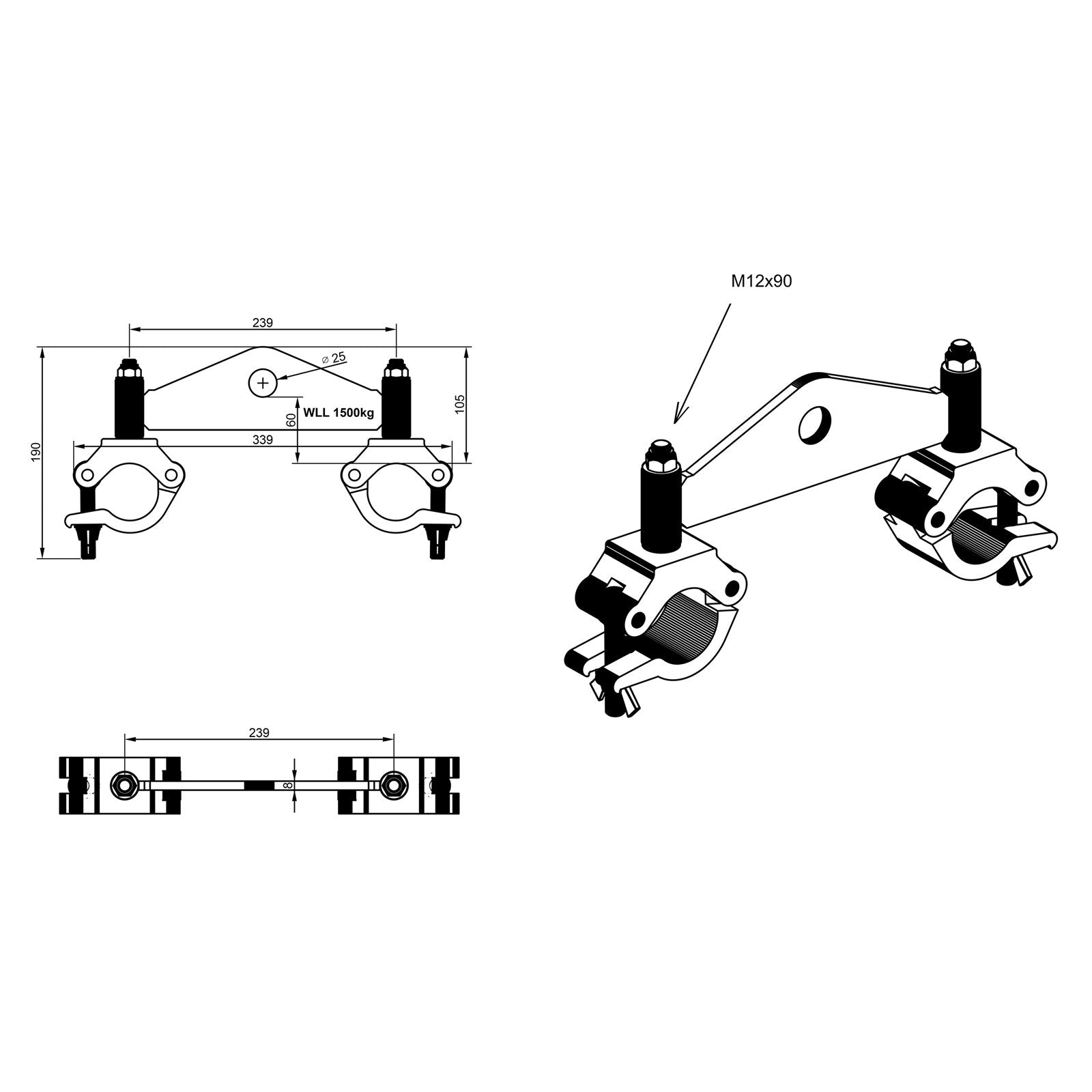 Global Truss F33/F33PL/F34/F34PL Gizmo - Main View