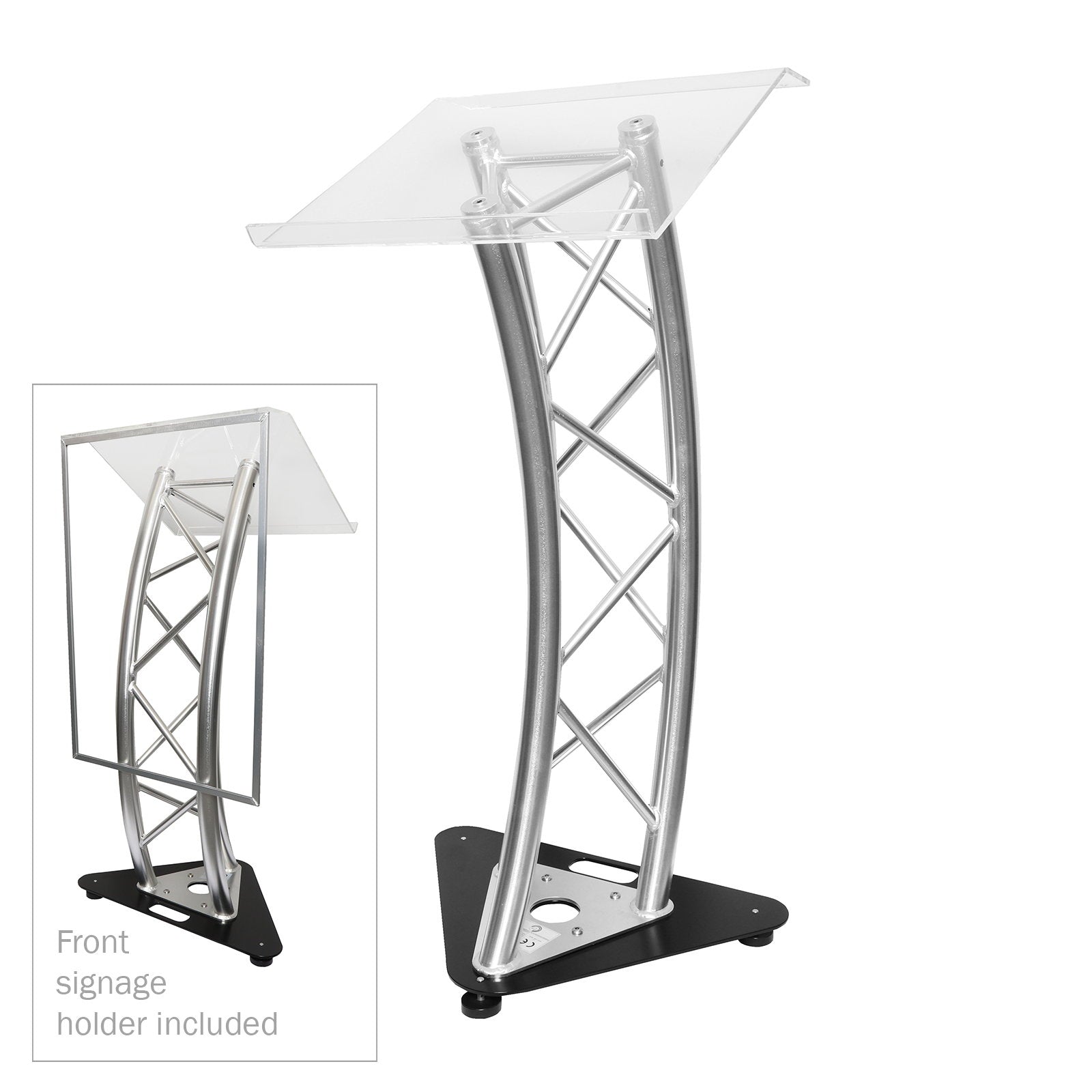 Global Truss Truss Lectern - Back Panel and Connections
