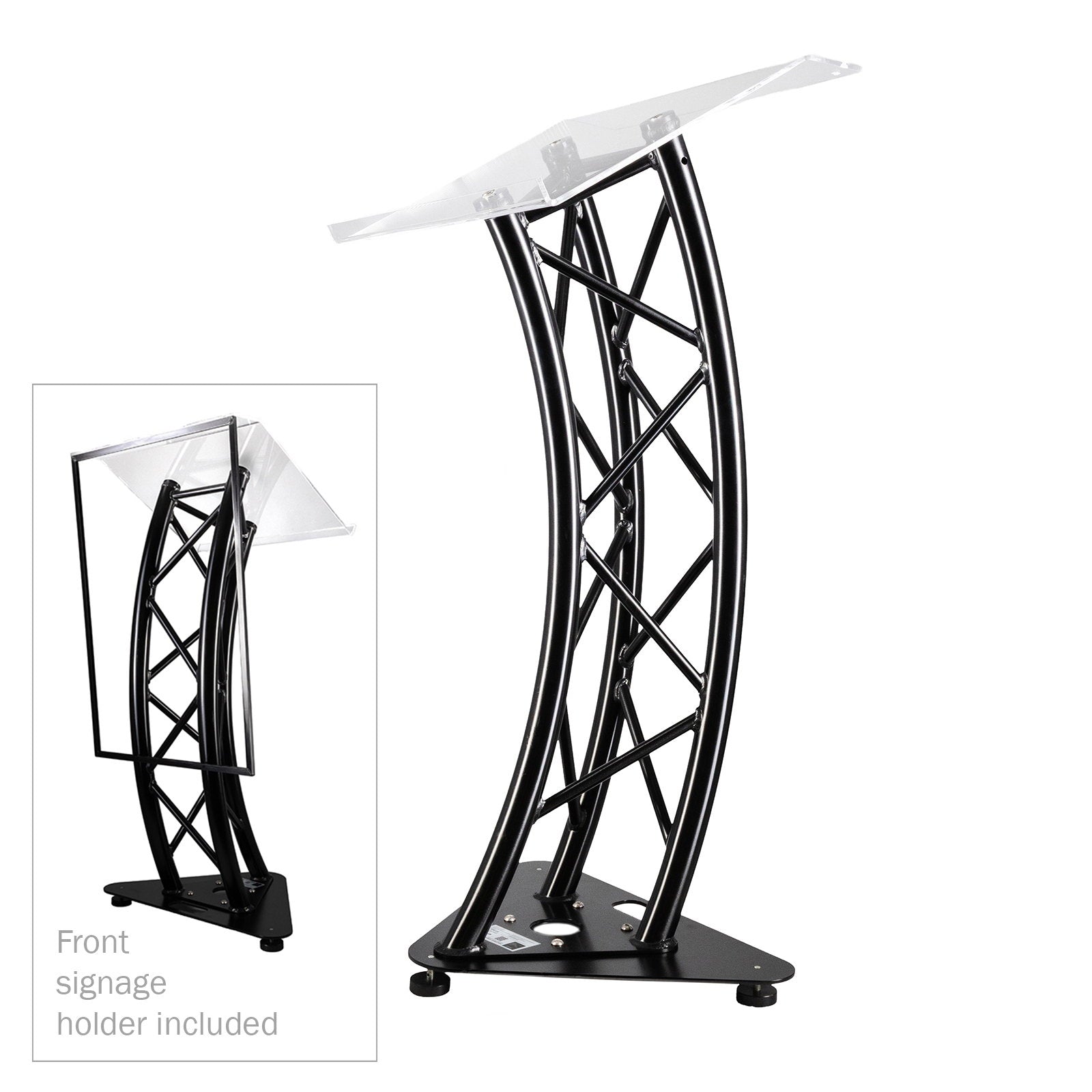Global Truss Truss Lectern Stage Black - Alternate View 3