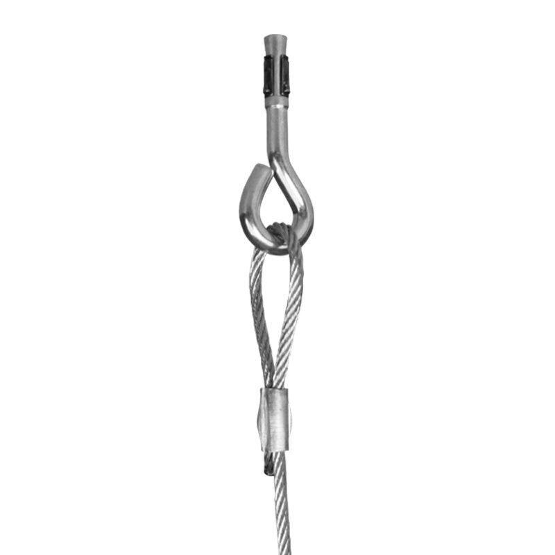 Global Con-Lock 5.0m Suspension Wire 50kg WLL - Back Panel and Connections