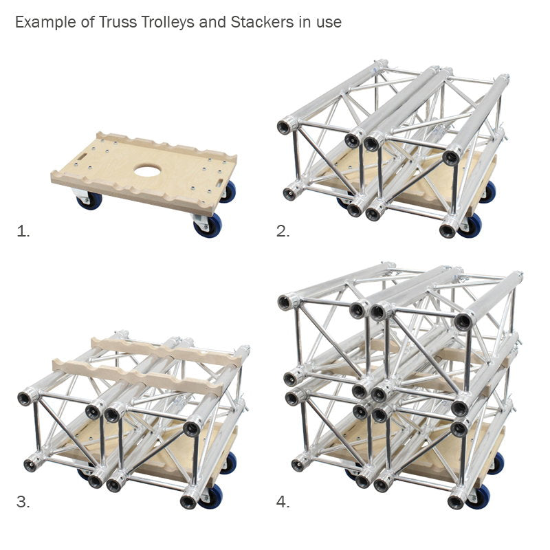 Global Truss Stackable Truss Adaptor for 2 x F34 - Alternate View 1