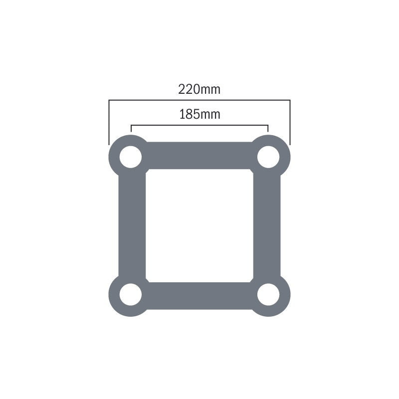 Global Truss F24 90 Degree 2 Way Corner - Main View