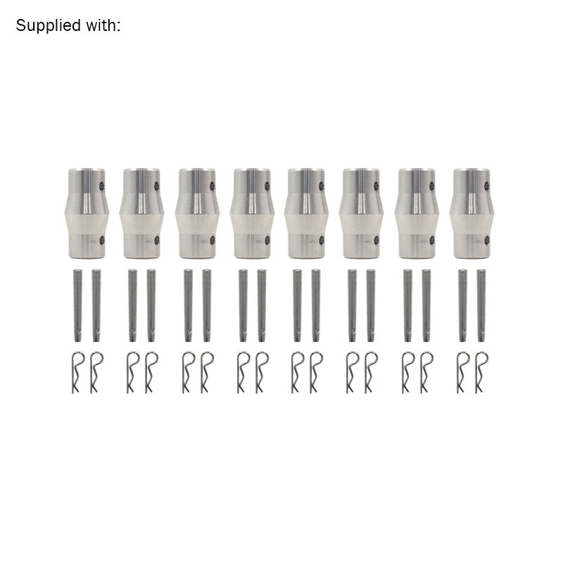 Global Truss F24 90 Degree 3 Way T Piece - Back Panel and Connections