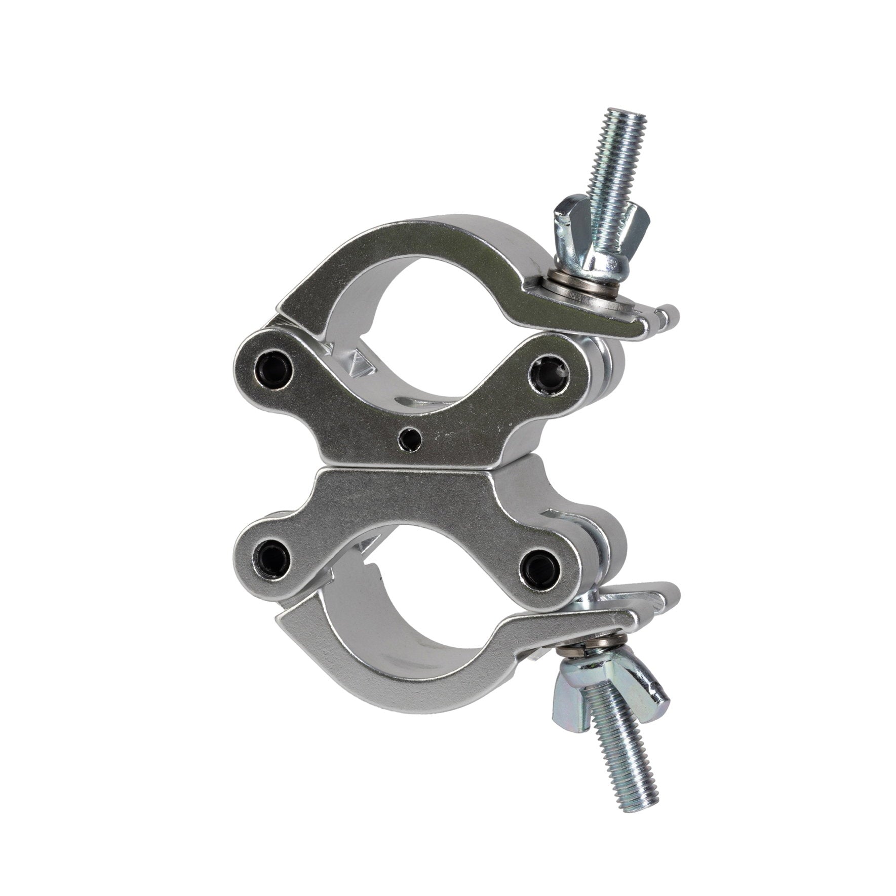 Global Truss Swivel Coupler Silver (8231) - Back Panel and Connections