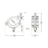 Global Truss Half Coupler Silver (823) - Alternate View 1