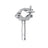 Global Truss 50mm Half Coupler with 28mm Spigot (Big Ben) (822) - Main View