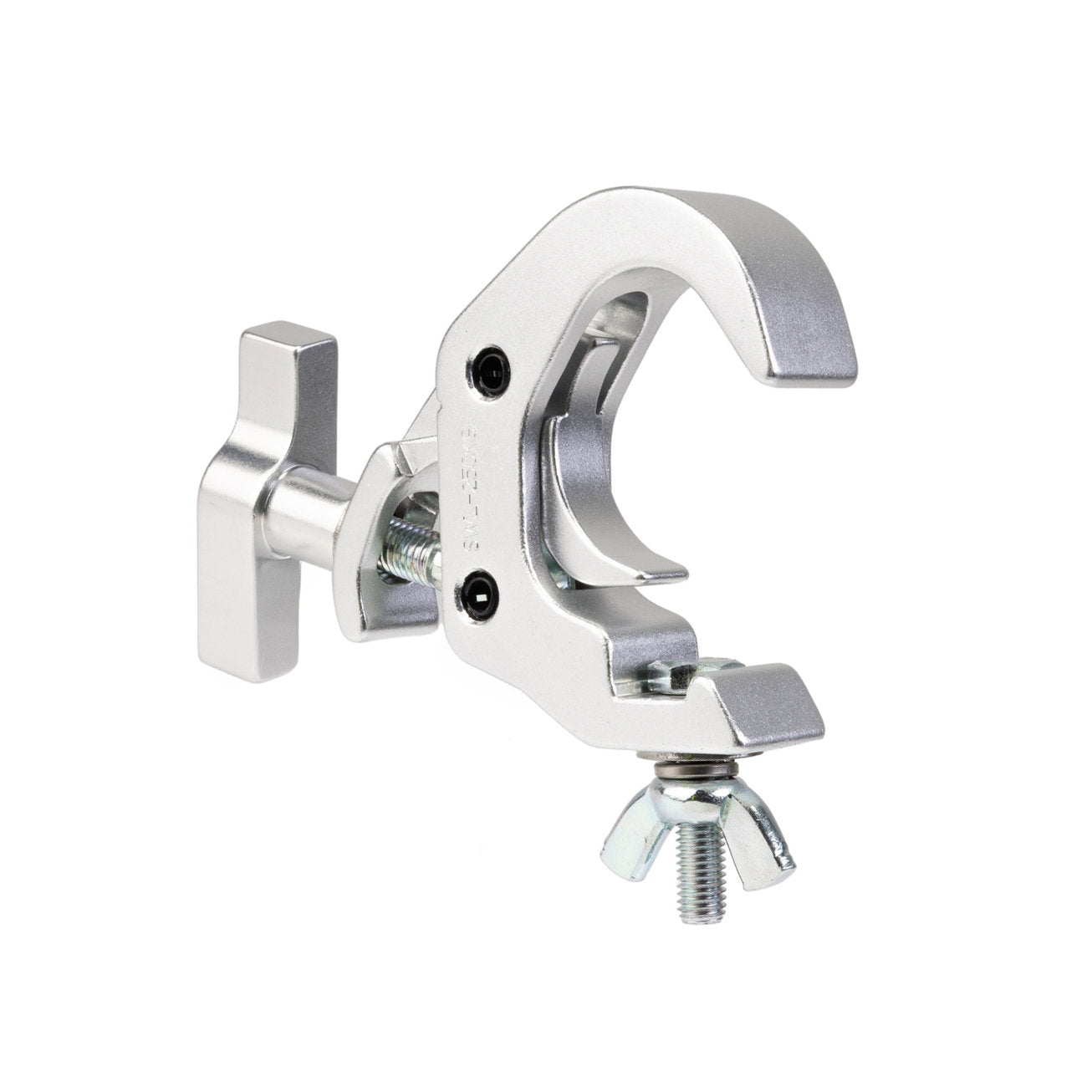 Global Truss Self Locking Easy Clamp Silver (5073-1) - Back Panel and Connections