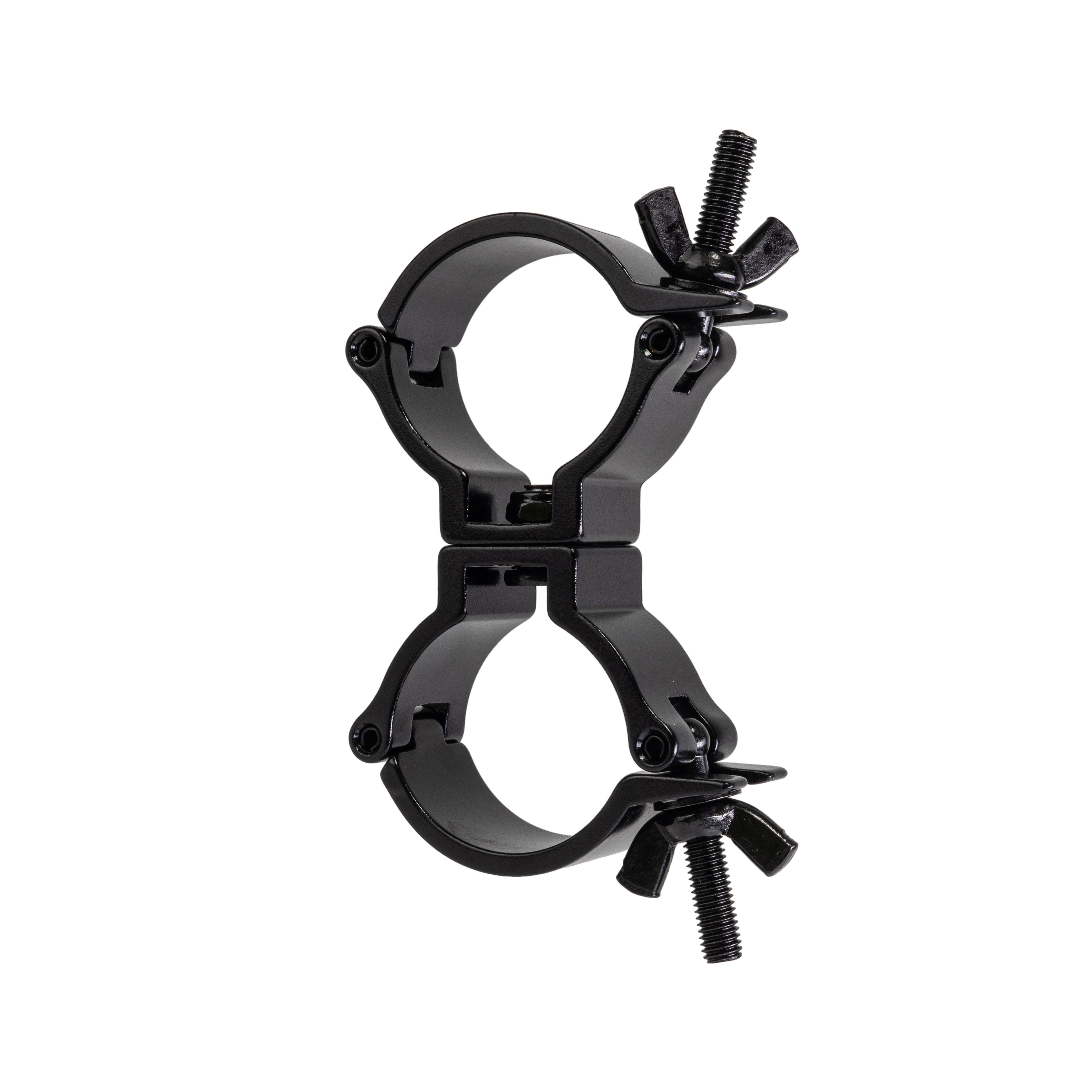 Global Truss Narrow Swivel Coupler Black (5032-2B) - Back Panel and Connections