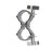 Global Truss Pro Narrow Swivel Coupler Silver (ST812D-IN) - Alternate View 1