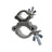 Global Truss Swivel Coupler 32-35/50mmØ Silver (CC-521 D35) - Alternate View 1