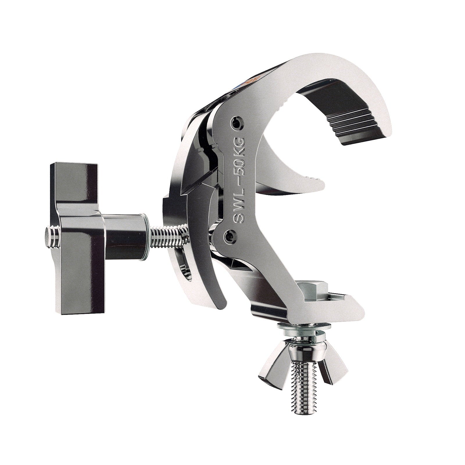 Global Truss Self Locking Easy Clamp Light Silver (5073-3) - Main View