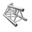 Global Truss F33 PL 2 Way 135 Degree Corner (F33 C23PL) - Back Panel and Connections