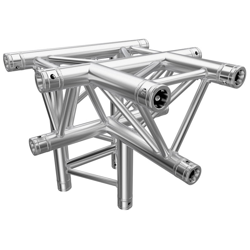 Global Truss F33 PL 4 Way T Piece Apex Down (PL 4097-42) - Back Panel and Connections