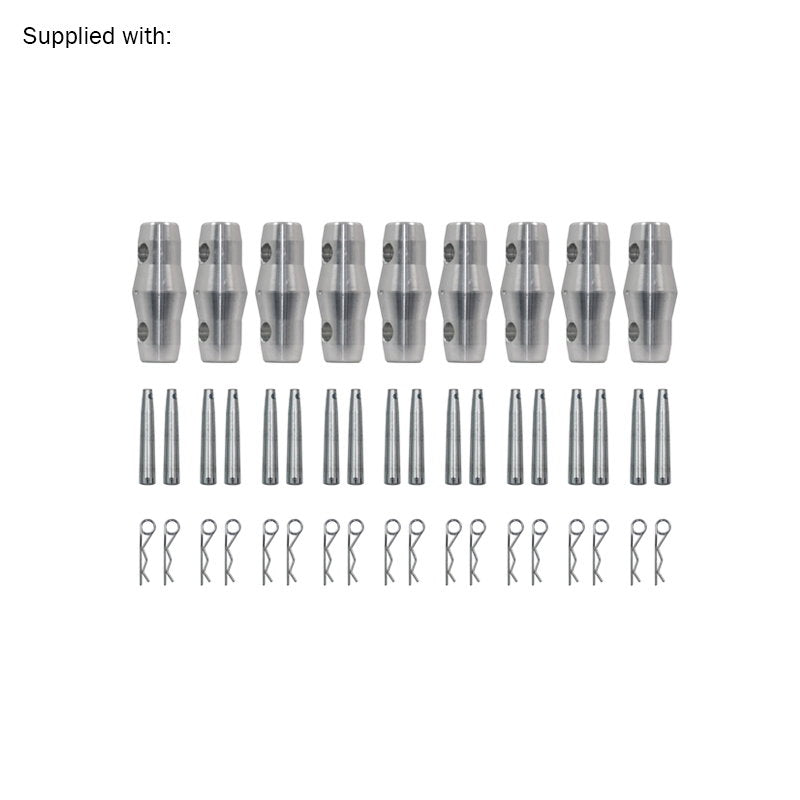 Global Truss F33 PL 4 Way T Piece Apex Down (PL 4097-42) - Alternate View 1