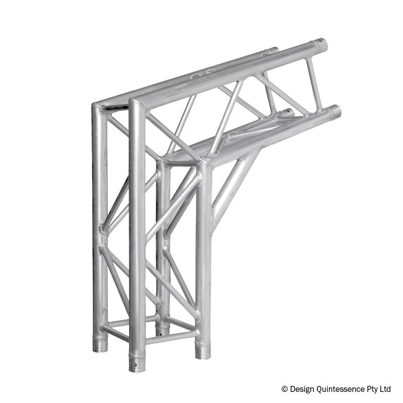 Global Truss F34 PL 2 Way 108 Degree Corner (F34C21-108-800PL) - Back Panel and Connections