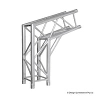 Global Truss F34 PL 2 Way 108 Degree Corner (F34C21-108-800PL) - Back Panel and Connections