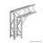 Global Truss F34 PL 2 Way 108 Degree Corner (F34C21-108-800PL) - Back Panel and Connections