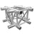 Global Truss F34 PL 4 Way Cross Piece (4133-41PL) - Back Panel and Connections