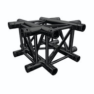 Global Truss F34 PL Stage Black 4 Way Cross Piece (4133-41PL-B) - Main View