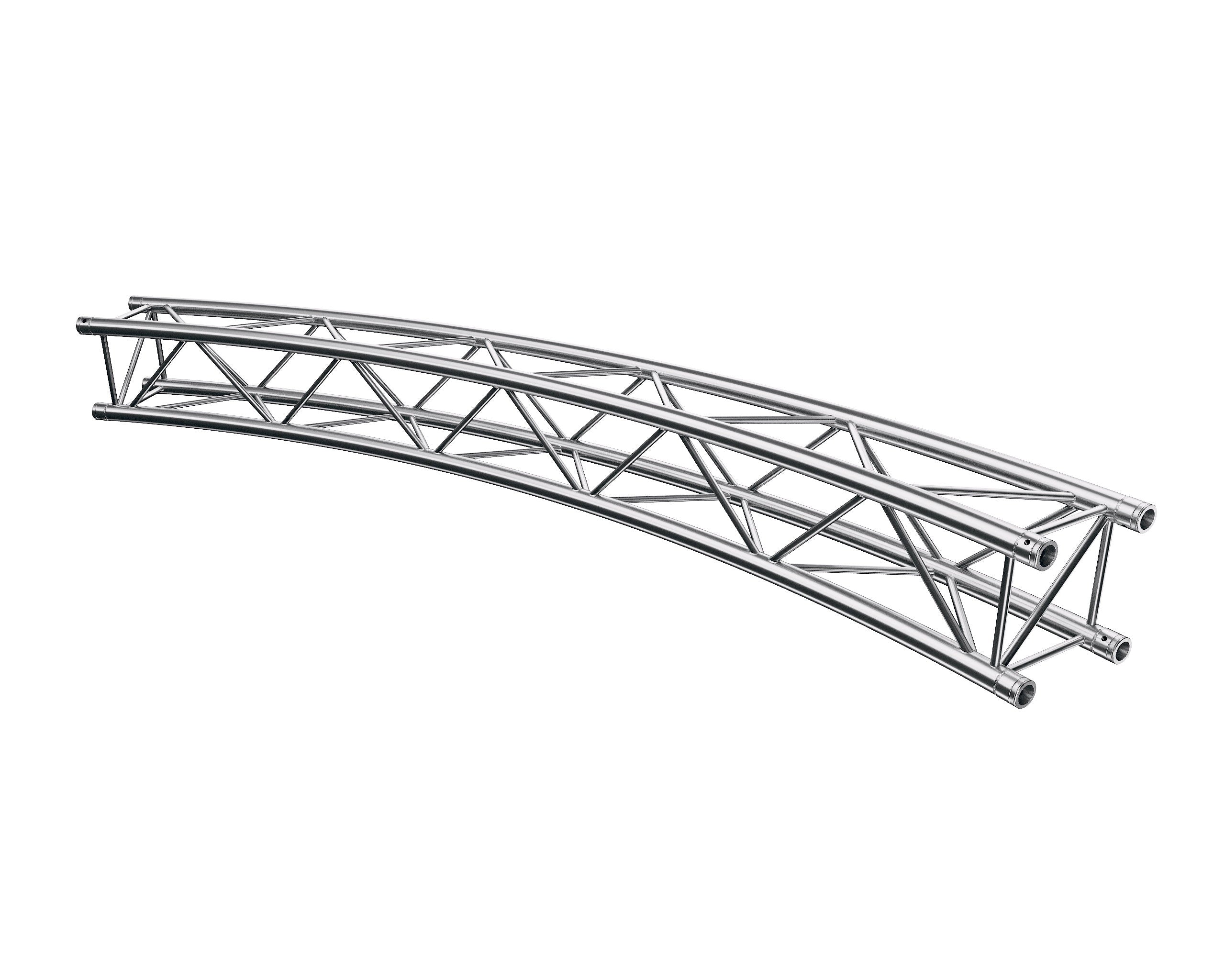 Global Truss F34 PL 7.0m Circle 45 Degree Segment - Back Panel and Connections