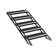 Global Truss GT Stage Deck Adjustable Stair 80-140cm - Back Panel and Connections