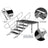Global Truss GT Stage Deck Adjustable Stair Handrail - Left - Main View