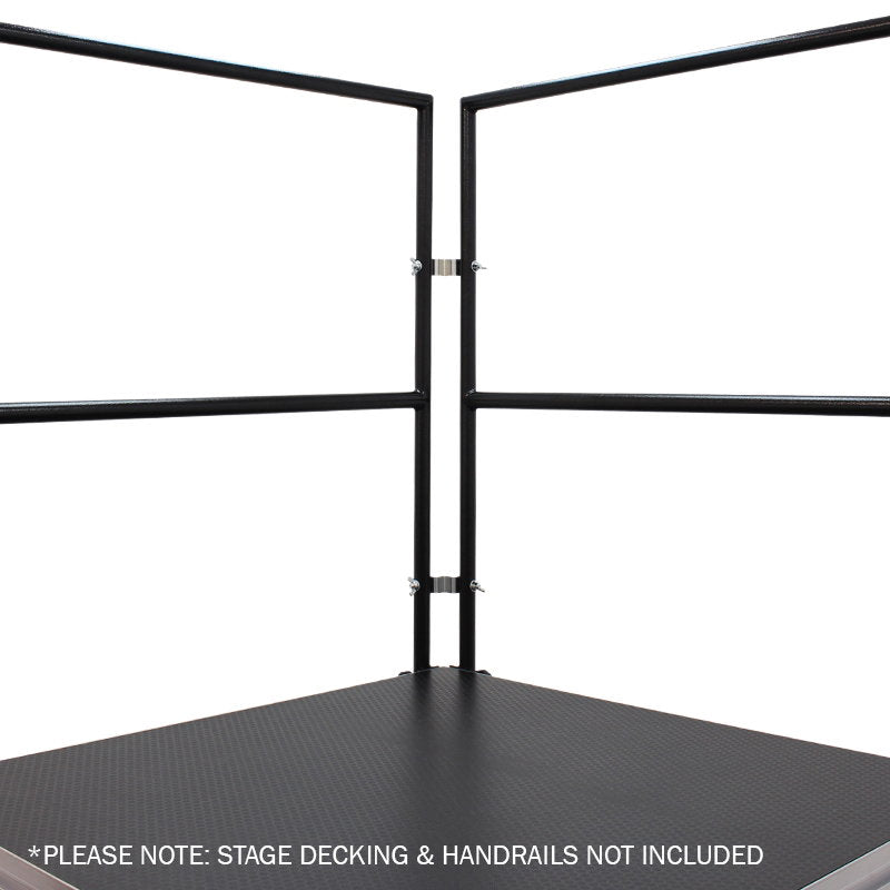 Global Truss GT Stage Deck Handrail Corner Connector (Pack of 2) - Alternate View 1