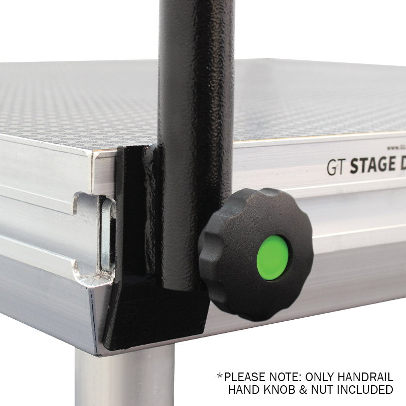 Global Truss GT Stage Deck Handrail Hand Knob and Accessory Nut - Back Panel and Connections