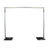 Global Truss Curtain Call Pipe and Drape 2.1m-3.6m Horizontal Cross Bar - Back Panel and Connections