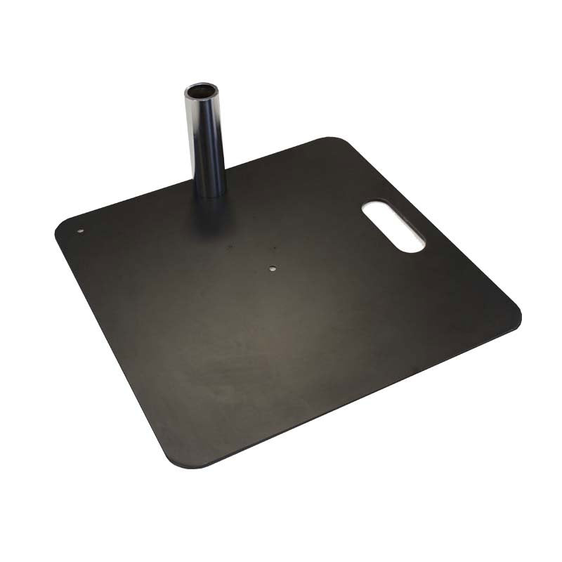 Global Truss Curtain Call Pipe and Drape 450 x 450mm Black Base Plate (Requires Spigot) - Alternate View 4