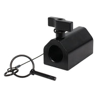 Global Truss 28mm Spigot  Receiver Black (Accepts Half Coupler) - Back Panel and Connections