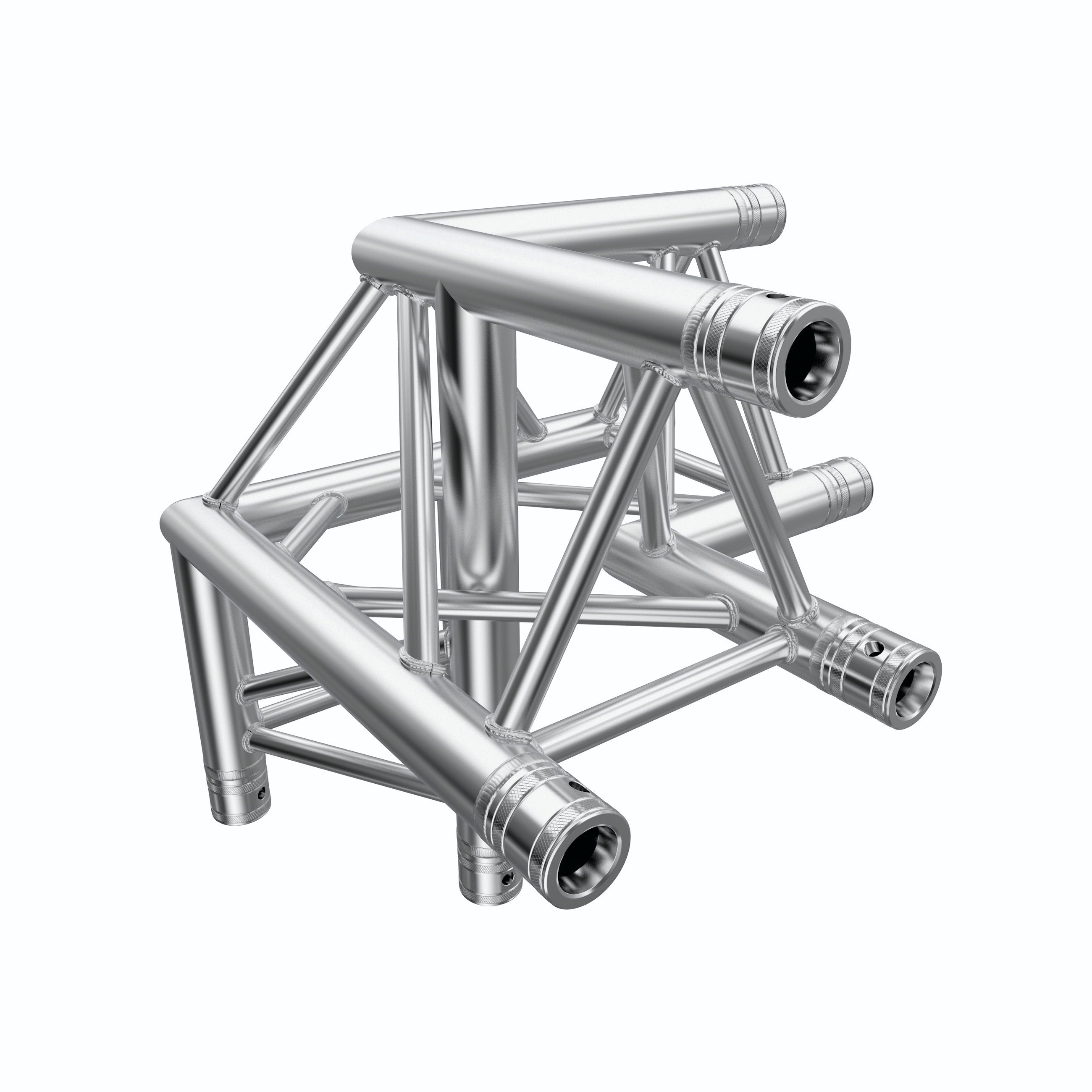 Global Truss F33 Standard 3 Way 90 Degree Corner R/H Apex Up - Back Panel and Connections
