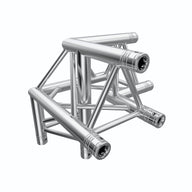 Global Truss F33 Standard 3 Way 90 Degree Corner R/H Apex Up - Back Panel and Connections