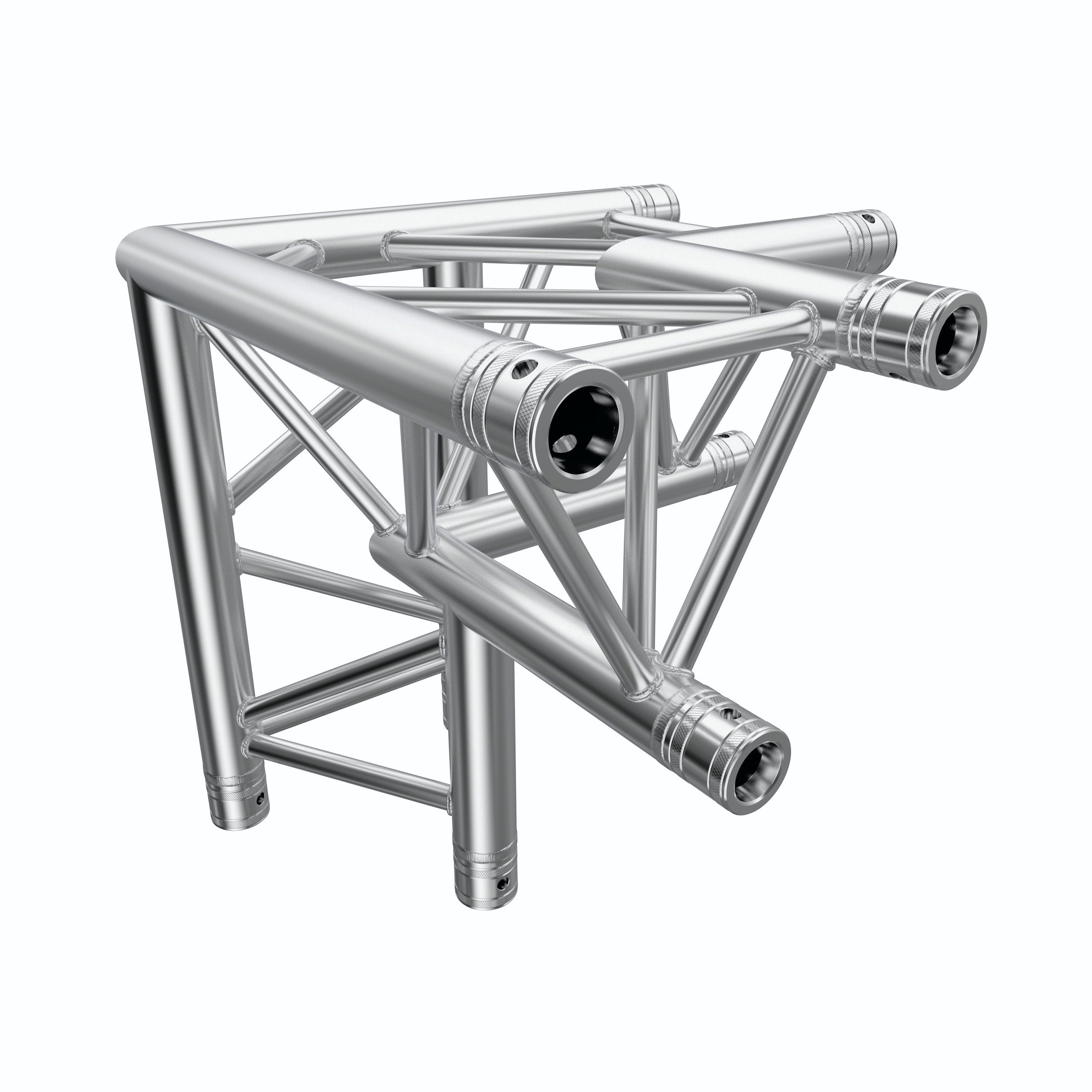 Global Truss F33 Standard 3 Way 90 Degree Corner R/H Apex Down - Back Panel and Connections