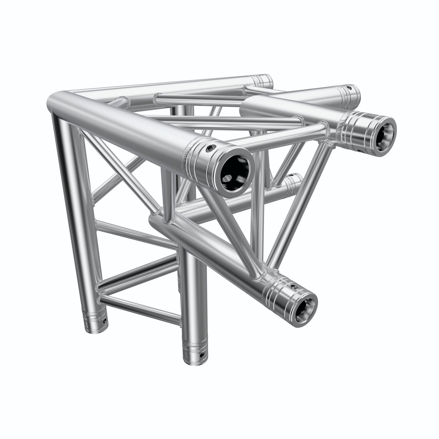 Global Truss F33 Standard 3 Way 90 Degree Corner R/H Apex Down - Back Panel and Connections