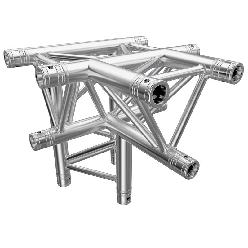 Global Truss F33 Standard 4 Way T Piece Apex Down - Main View