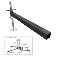 Global Truss Ground Support F34 PL BS0-75 Steel Outrigger 0.75m - Main View