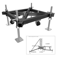 Global Truss Ground Support F34 PL BS Steel Base Unit - Main View
