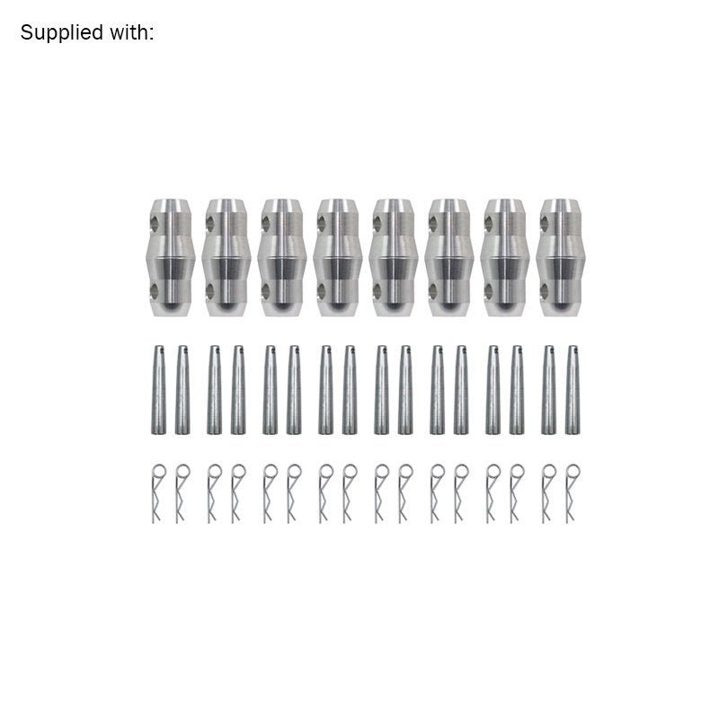 Global Truss F34 Standard 3 Way 90 Degree Corner (4126-30) - Back Panel and Connections