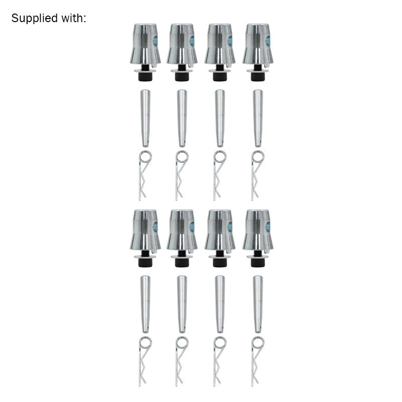 Global Truss F34 PL CA-3 Ground Support Box Sleeve Aluminium - Main View