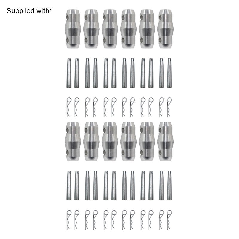 Global Truss F34 Standard 4 Way 90 Degree Corner - Back Panel and Connections