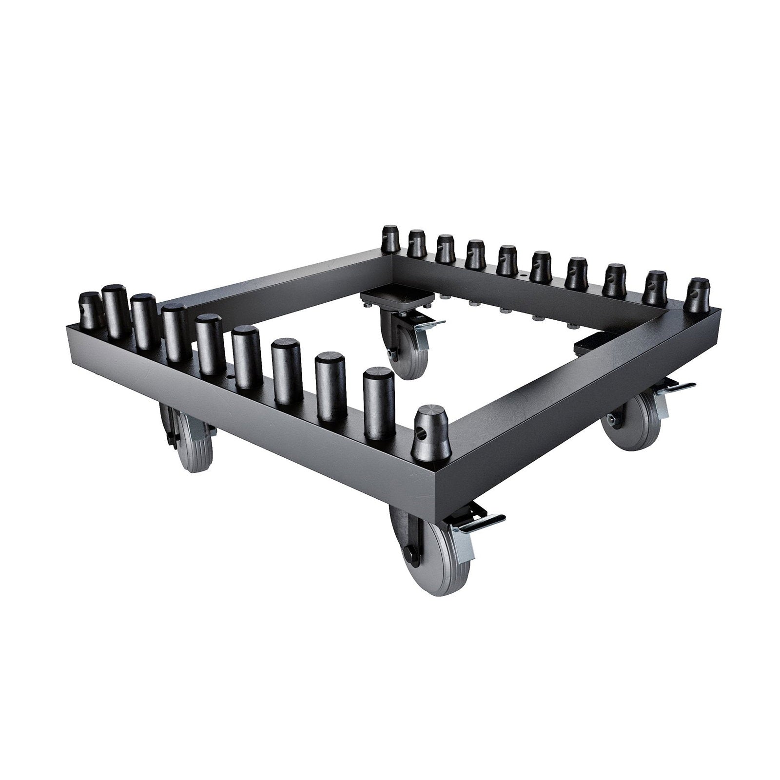 Global Truss F31PL Modular U Frame Stage Black Dolly 500mm - Alternate View 1