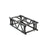 Global Truss Pre Rig Truss 1.2m Stage Black - Back Panel and Connections