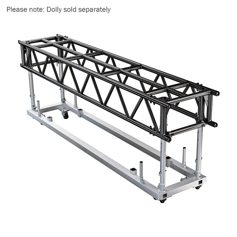 Global Truss Pre Rig Truss 3.0m Stage Black - Back Panel and Connections