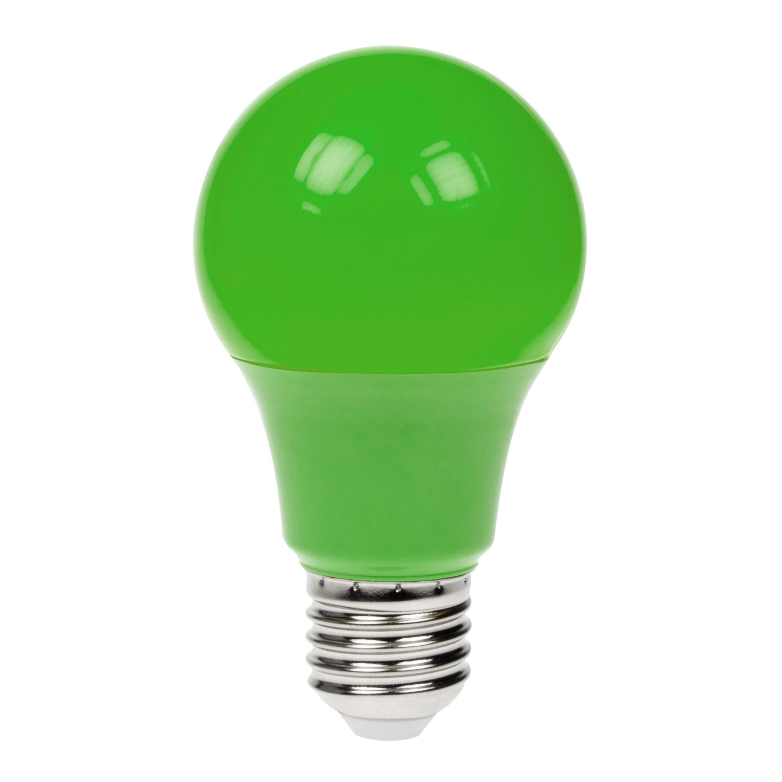 Prolite 6W Dimmable LED Polycarbonate GLS Lamp ES Green - Main View