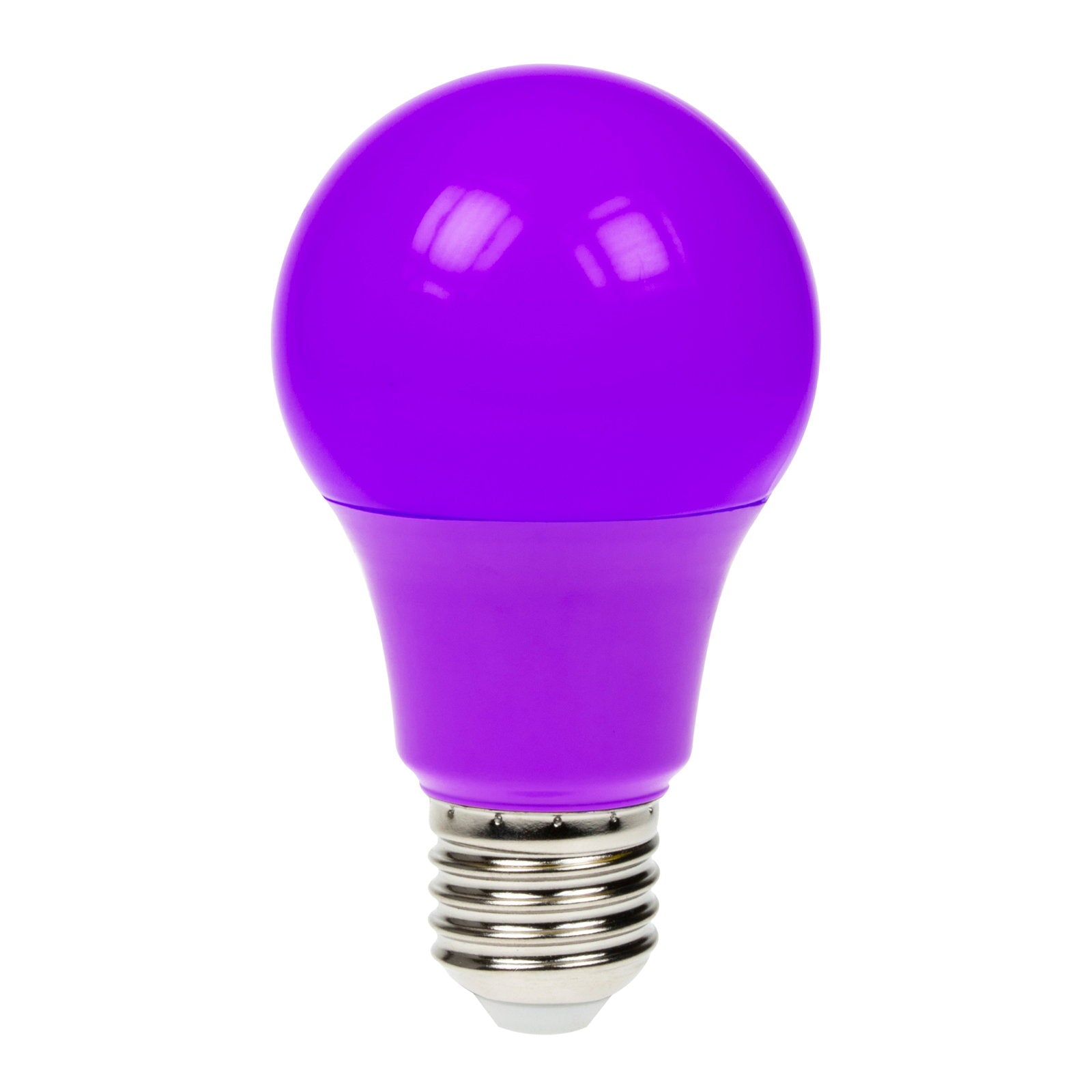 Prolite 6W Dimmable LED Polycarbonate GLS Lamp ES Purple - Main View